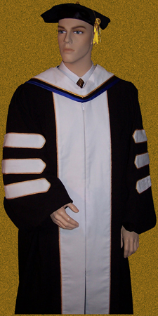 custom D. Lit doctoral gown
