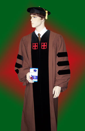 brown university doctoral gown