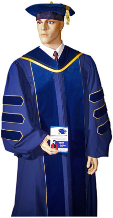 UCLA doctoral gown