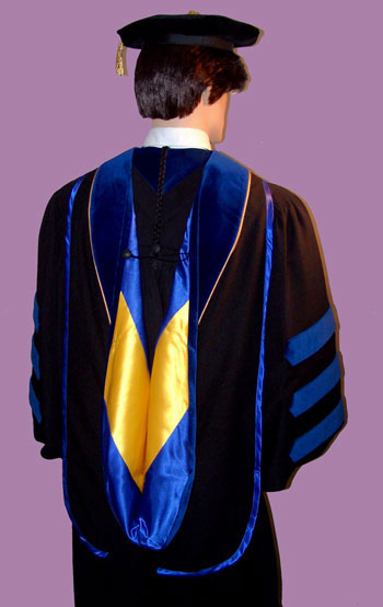 doctoral hood how to wear