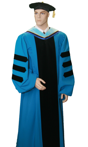 how to wear doctoral hood